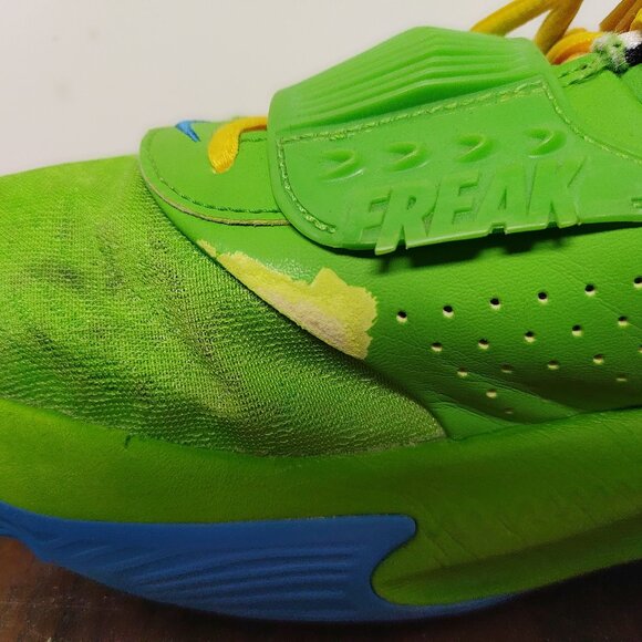 Nike Zoom Freak 3 NRG Green UNO DC9364-300 Men's 11.5 Basketball Shoes 50th Anni - Picture 10 of 16